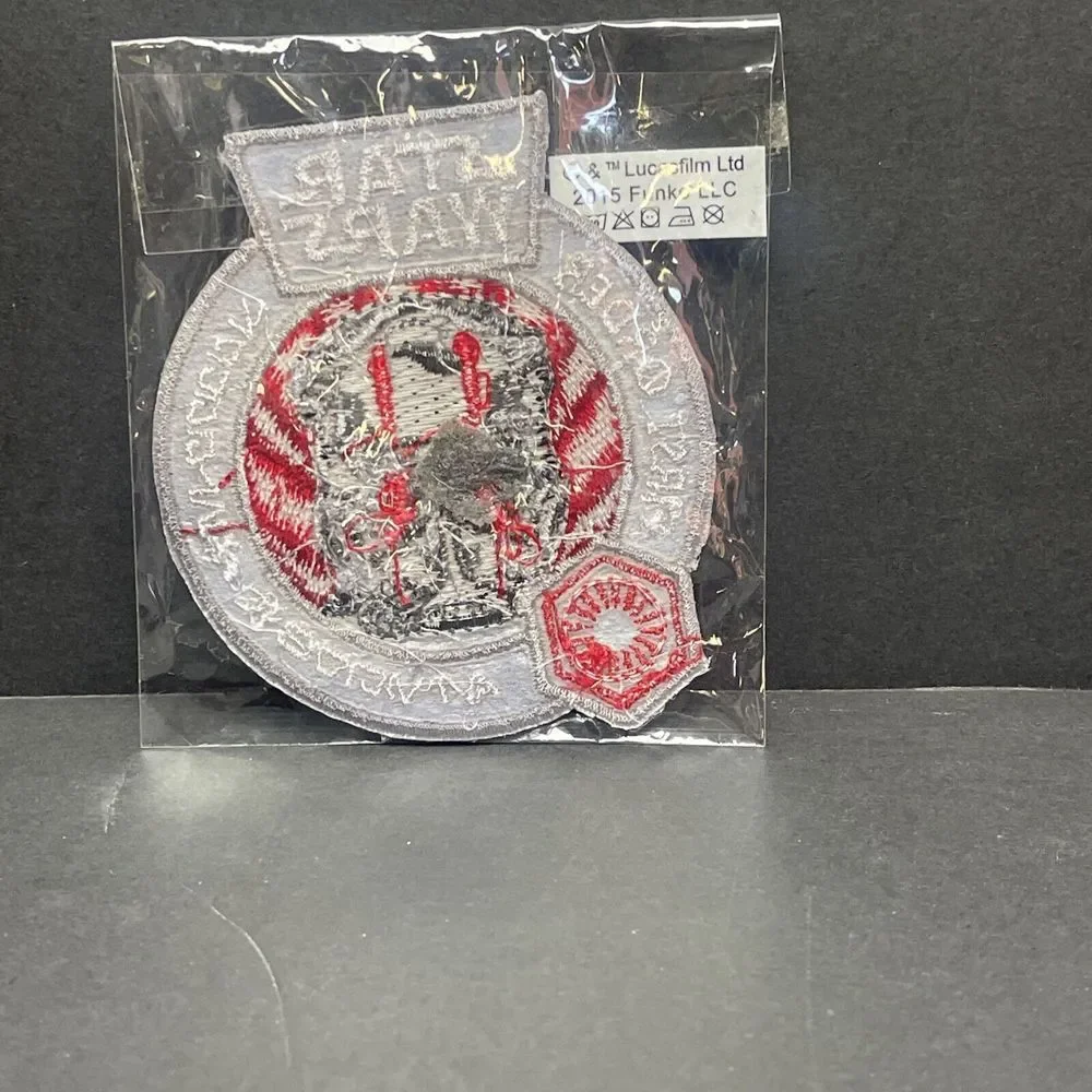 Star Wars First Order Patch  Smuggler's‎ Bounty Tie Fighter Pilot Iron On Funko